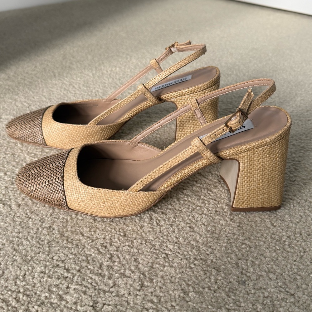 Steve Madden Becka Block Heel Slingback Pump